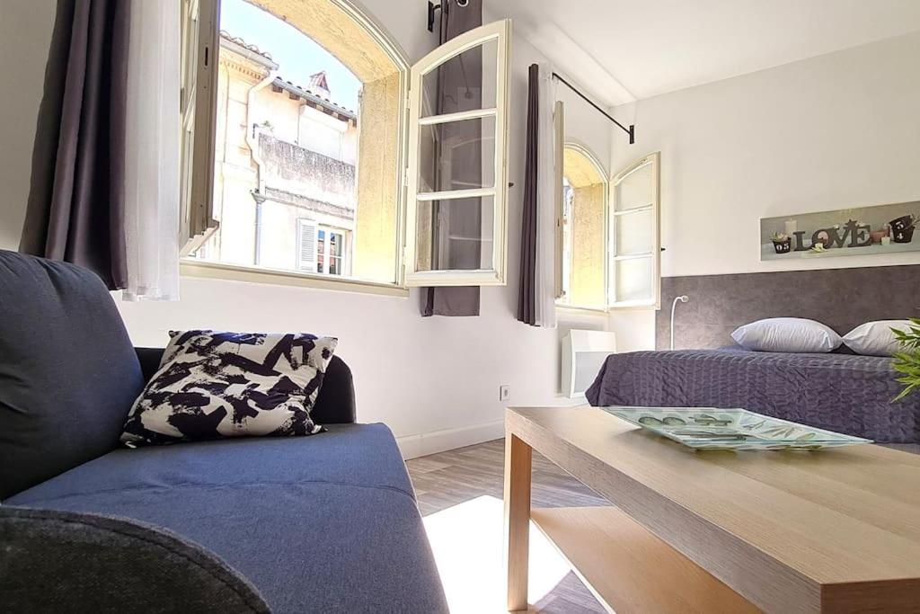 Charmant Et Lumineux Studio Intramuros Appartement Avignon Buitenkant foto